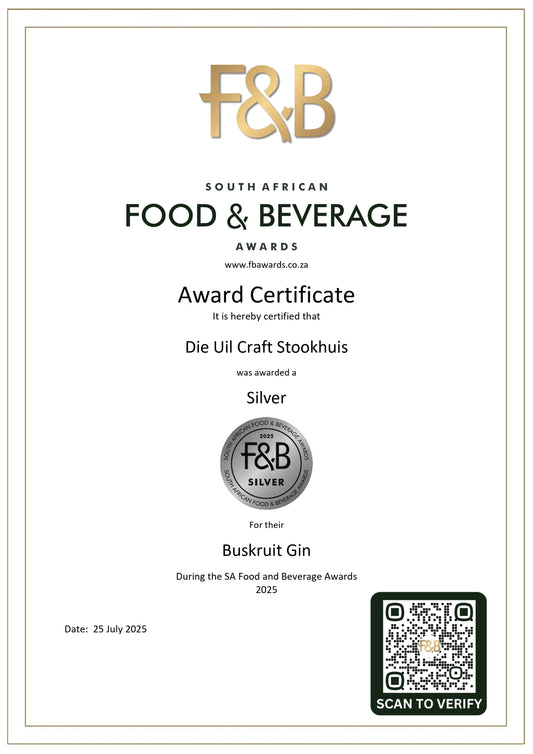 Buskruit Gin – Triple Distilled Craft Gin (750ml)