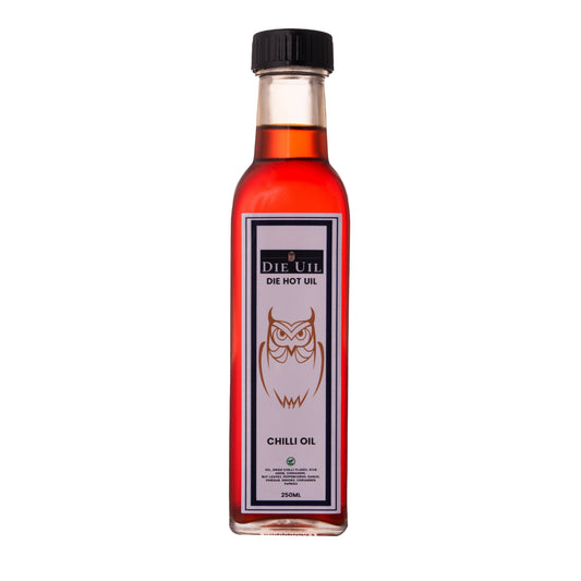 Die Hot Uil infused chilli oil – 250ml mild heat South African condiment